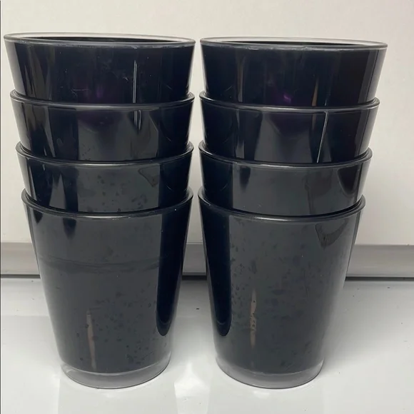 Set of Black Drinking Glasses - Picture 5 of 6
